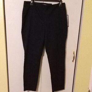 Charter Club Indiego Blue Skinny Leg Crop Tummy Sliming Womans Pants NWT Size 12